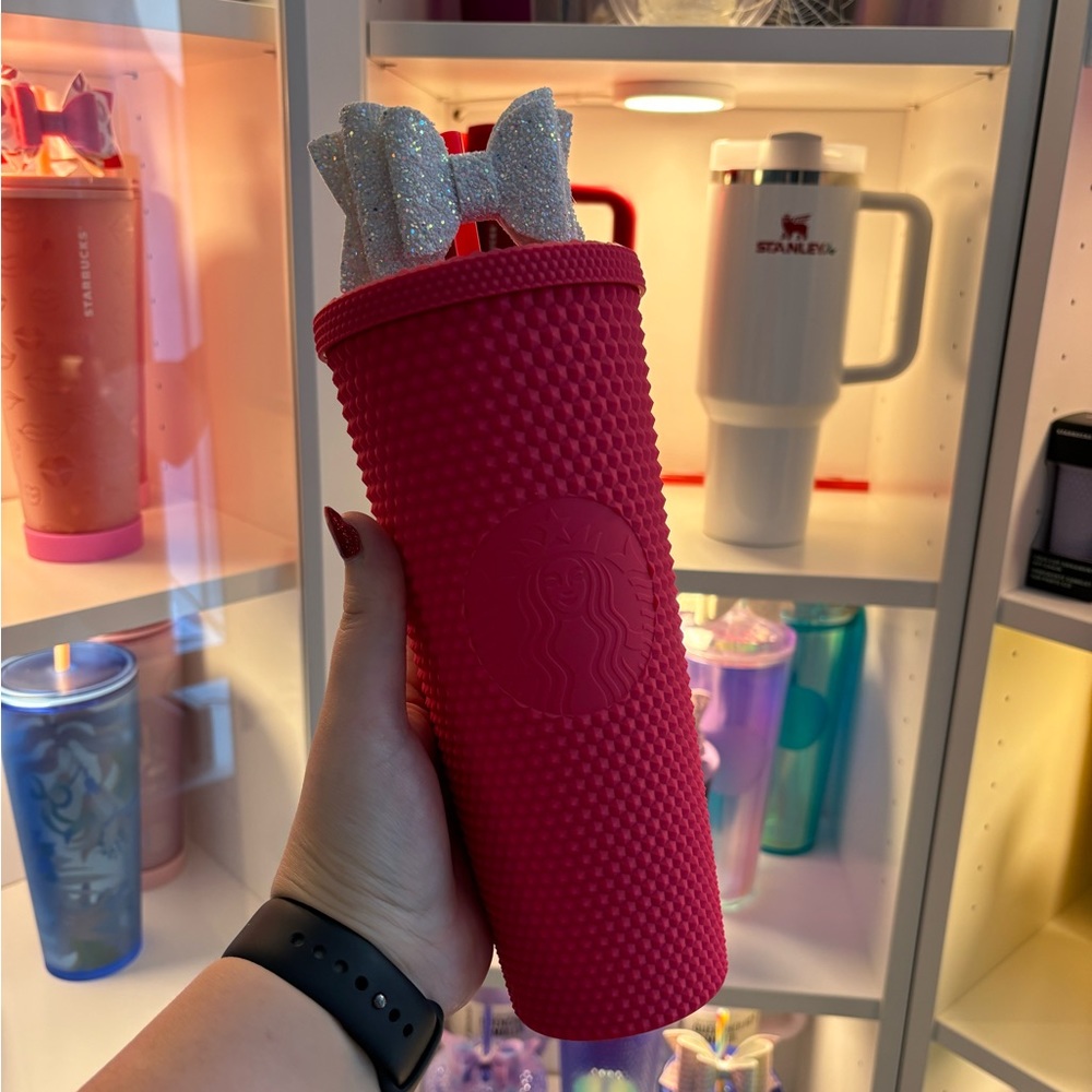 Starbucks overseas ruby studded cup